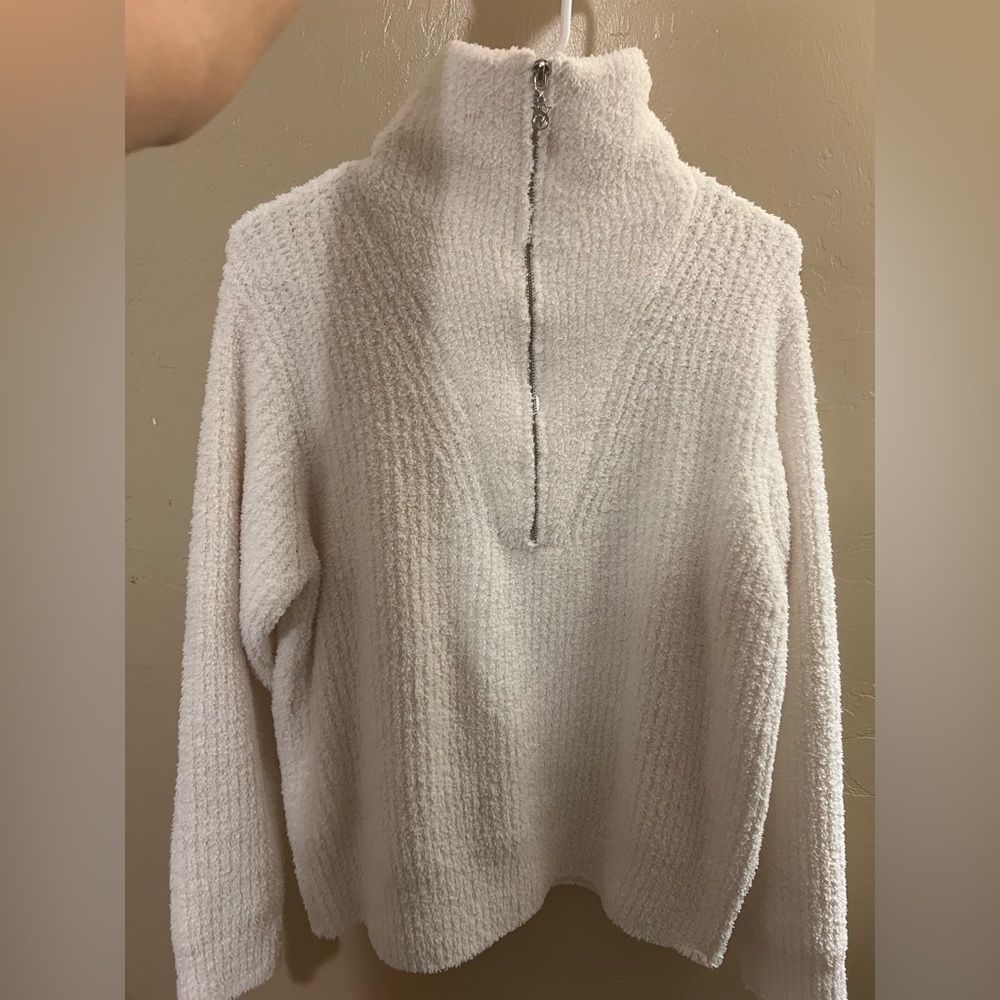 Limited edition, cashmere Victoria’s Secret sweater in white